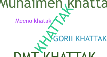 ชื่อเล่น - KHATTAK