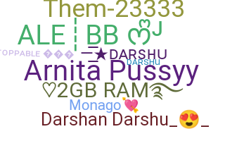 ชื่อเล่น - Darshu