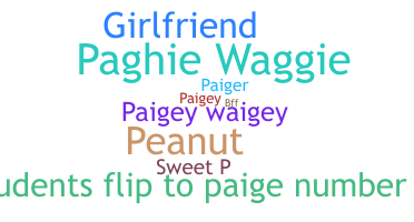 ชื่อเล่น - Paige