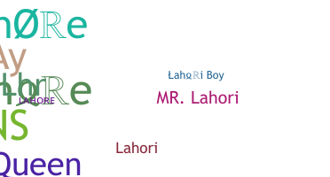 ชื่อเล่น - Lahore
