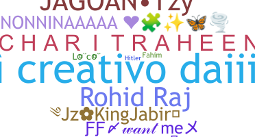 ชื่อเล่น - Rohid