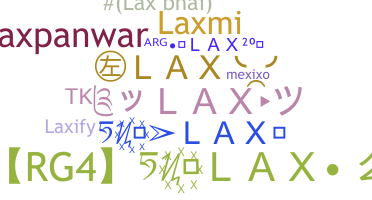 ชื่อเล่น - Lax