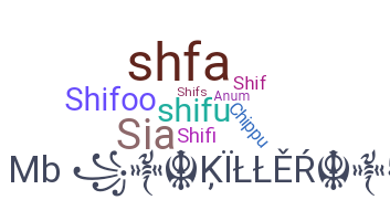 ชื่อเล่น - Shifa