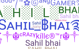 ชื่อเล่น - Sahilbhai