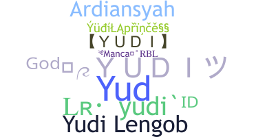 ชื่อเล่น - Yudi