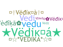 ชื่อเล่น - Vedika