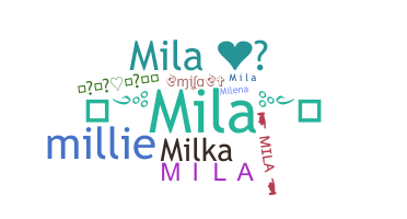 ชื่อเล่น - Mila