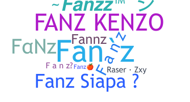 ชื่อเล่น - Fanz