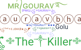 ชื่อเล่น - Gaurav
