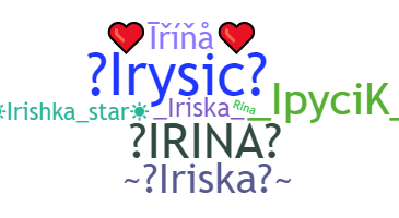 ชื่อเล่น - Irina
