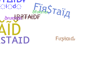 ชื่อเล่น - firstaid