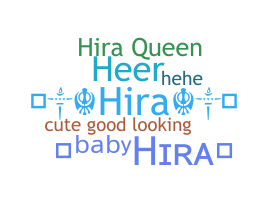 ชื่อเล่น - Hira