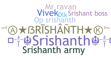ชื่อเล่น - Srishanth
