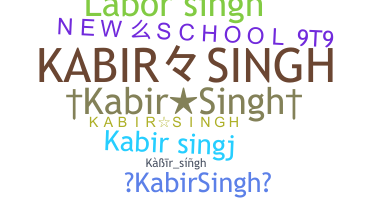 ชื่อเล่น - KabirSingh