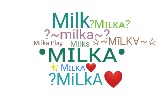ชื่อเล่น - Milka