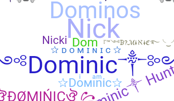 ชื่อเล่น - Dominic