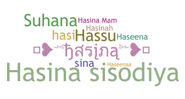ชื่อเล่น - Hasina