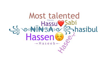 ชื่อเล่น - Haseeb