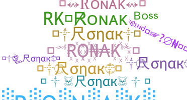 ชื่อเล่น - Ronak