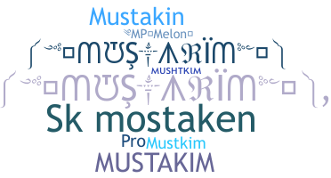 ชื่อเล่น - Mustakim