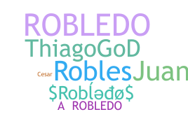 ชื่อเล่น - Robledo