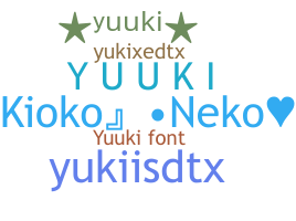 ชื่อเล่น - Yuuki