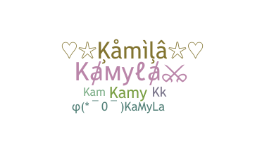 ชื่อเล่น - Kamyla