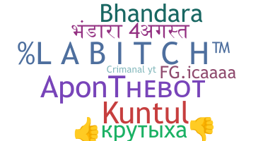 ชื่อเล่น - Bhandara