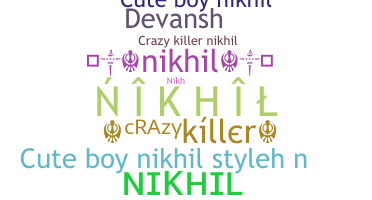 ชื่อเล่น - Nikhi