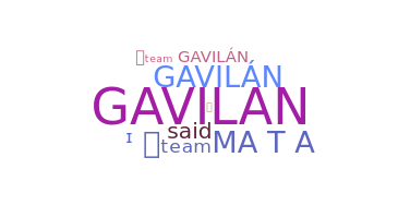ชื่อเล่น - Gavilan