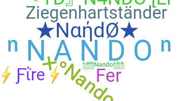 ชื่อเล่น - Nando