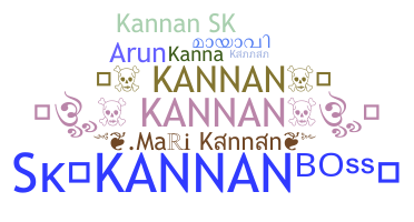 ชื่อเล่น - Kannan
