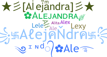 ชื่อเล่น - Alejandra