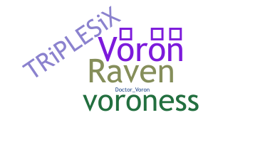 ชื่อเล่น - Voron