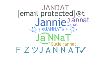 ชื่อเล่น - Jannat