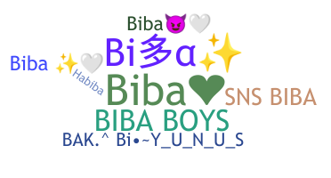 ชื่อเล่น - Biba