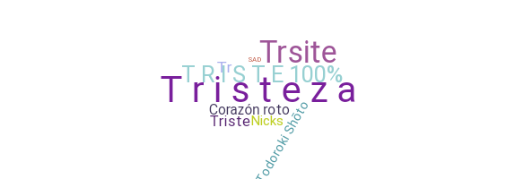 ชื่อเล่น - Tristeza