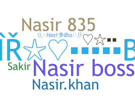 ชื่อเล่น - Nasirboss
