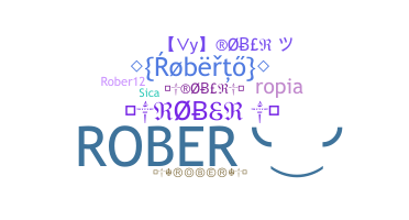ชื่อเล่น - Rober