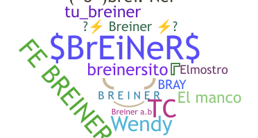 ชื่อเล่น - Breiner