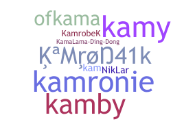 ชื่อเล่น - Kamron