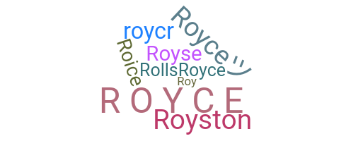 ชื่อเล่น - Royce