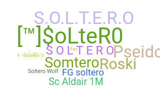 ชื่อเล่น - Soltero