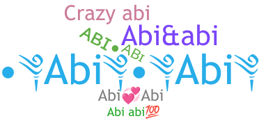 ชื่อเล่น - Abiabi