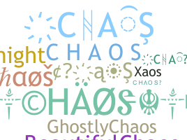 ชื่อเล่น - Chaos