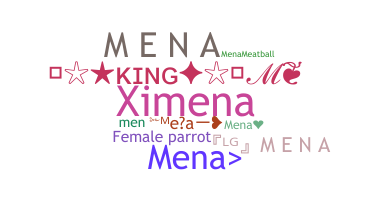 ชื่อเล่น - Mena