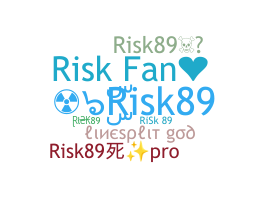 ชื่อเล่น - risk89