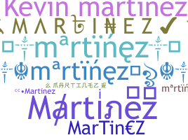 ชื่อเล่น - Martinez