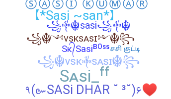 ชื่อเล่น - sasi