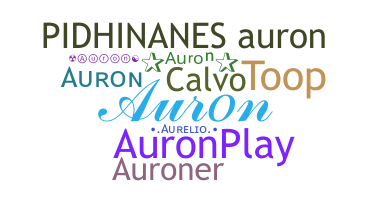 ชื่อเล่น - Auron